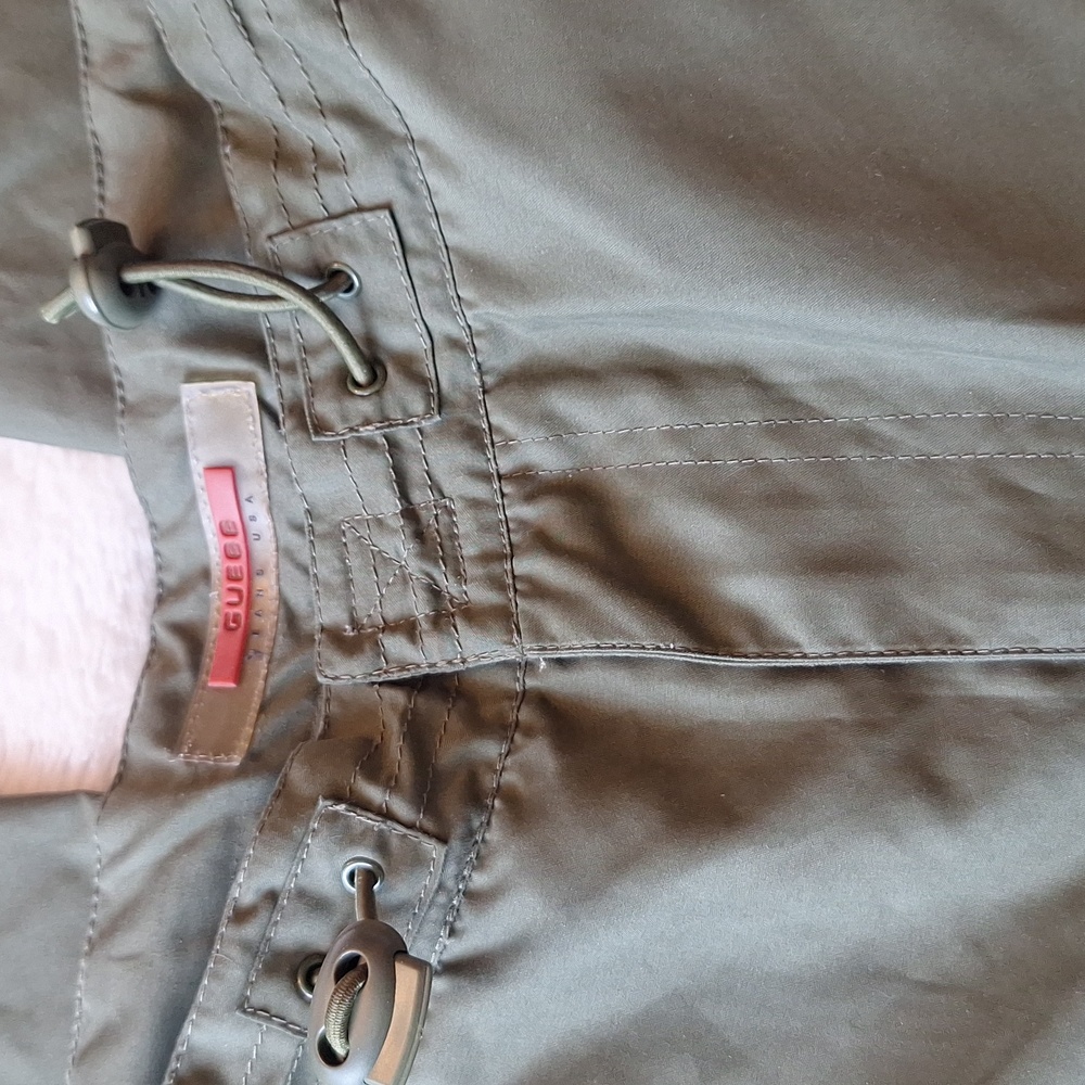 Pre-owned EUC Guess Green Track/lounge Pants Size 24 - Picture 2 of 7